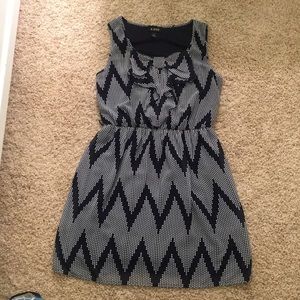 Navy and white dress from Belk. Juniors size M